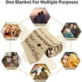 thumbnail image 5 of 2 Years Anniversary Blanket Gifts for Women Men Wife Christmas Valentines Day Gifts for Him Her Wedding Happy Anniversary Blanket for Husband Stocking Stuffers Soft Blanket 50x60, 5 of 6