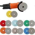 thumbnail image 2 of 3 Inch Diamond Polishing Pad Dry Use Flexible Sanding Disc Resin Bond For Granite Marble Stone Grinding 50-3000 Grit, 2 of 5