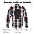 thumbnail image 6 of Dream Apparel Men's Long Sleeve Casual Shirt Armored Buffalo Plaid Flannel Shirt 100 % Cotton, 6 of 6