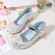 thumbnail image 3 of Zapatos de tacón alto para niñas, moda de primavera y otoño, zapatos de princesa para niñas, zapatos de cristal para niños, zapatos para niños, 3 of 6