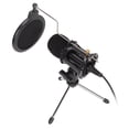 thumbnail image 3 of Kit de Micrófono de Condensadores cardioides, plug and Play Profesional F9 Condenser Micrófono Para Podcasting , 3 of 7