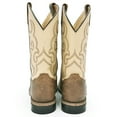 thumbnail image 4 of Smoky Mountain Western Boots Boys Scout Pull On Brown Cream 3705C, 4 of 7