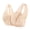 Beige BGL, variant on Brassiere for Women Womens Underwear Front Snaps No Underwire Bras Solid Color Thin Brassiere Loose Everyday Wear Beige 95B