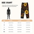 thumbnail image 4 of Lsque Sunflowers Leaves Print Women's Pajama Pants, Lounge Pant - Comfortable Home Wear,Elastic Waistband, Stylish Design-X-Large, 4 of 9