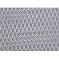thumbnail image 2 of Zelouf Coco Sleek Lace , Sewing, DIY, Crafts Fabric by the Yard, Blk/silver Foil, 3 Yard, 2 of 2