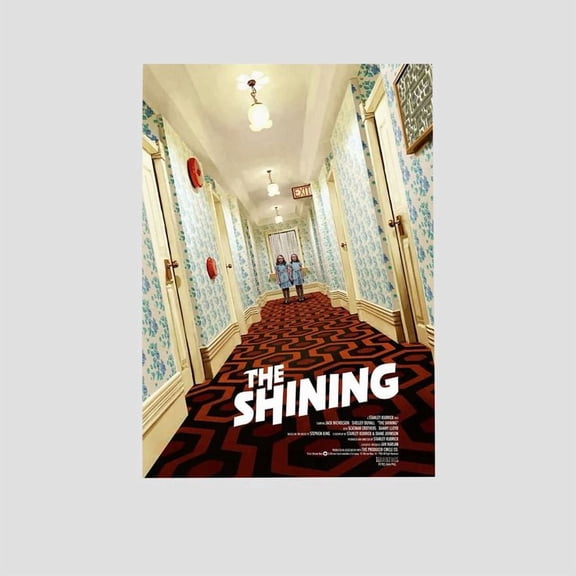 Movie Poster - The Shining - Horror Movie Poster - Vintage Style - Size 24x36 - Postora