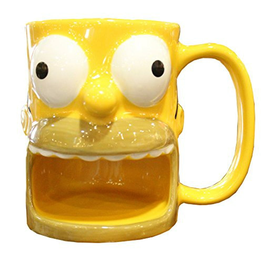 The Simpsons Homer Simpson Donut Holder Mug Universal Studios Exclusive