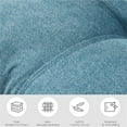 thumbnail image 6 of Pemberley Row Linen Blue 3-Piece Recliner Sofa Set Adjustable, 6 of 8