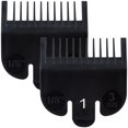 thumbnail image 1 of OIIKI 2 piezas de repuesto para protectores de corte de pelo, guías de peines de 1/8 "(3,0 mm) para cortapelos, color negro, 1 of 5