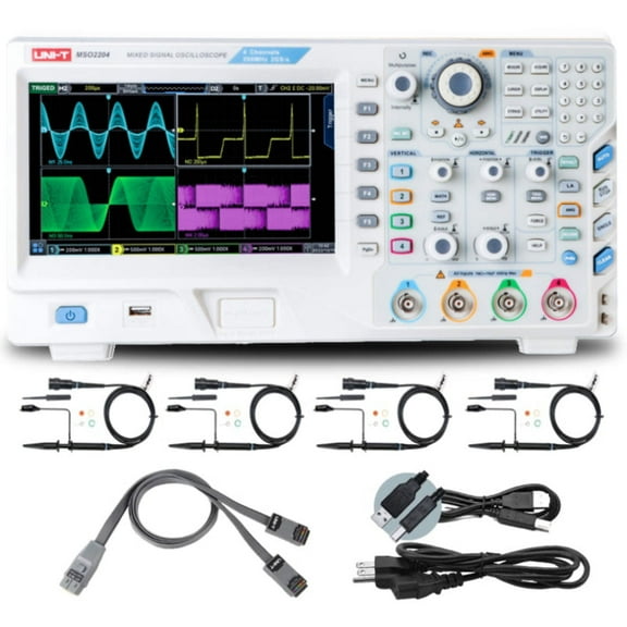 UNI-T MSO2204 200MHz 4 16Ch MSO Mixed Signal Digital Oscilloscope