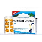 MyPurMist ScentPad Eucalyptus and Peppermint for MyPurMist Classic Vaporizer and HumidifierDevice (Plug-in) 8 reservoirs