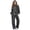 Black Leopard, variant on Rabbit Bunny Egg Print Women's 2 Piece Lounge Outfits Long Sleeve Hooded Sweatsuits Set Wide Leg Jogging Pants Travel Track Suit Plus Size, M