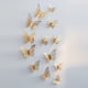 thumbnail image 2 of 12 adhesivos 3D de mariposas para pared, removibles y dorados, ideal para decorar fiestas temáticas, bodas o habitaciones infantiles. ¡Personaliza tu diseño!, 2 of 6
