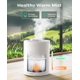 thumbnail image 3 of Humidificador Jack & Rose de vapor tibio de acero inoxidable de 3 L, 3 of 9
