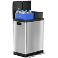 thumbnail image 3 of HLS Commercial  16 Gal Fire Resistant Step Recycle Bin and Trash Can, 3 of 5