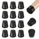 thumbnail image 1 of Uxcell 16-Pack Protectores de Piso para Patas de Silla, Copas de Silicona de 0.59-0.7 Pulgadas, Almohadillas de Muebles de Fieltro, Fundas para Patas de Silla [Negro], 1 of 1