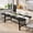 black, variant on Gaderth 63-83" Extendable Dining Table, Industrial Rectangular Dining Room Table for 6-8 People, Expandable Kitchen Table, Expandable Tables for Small Spaces, Kitchen & Parties