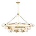 thumbnail image 6 of Fredrick Ramond Fr41908 Selene 36 Light 60" Wide Ring Chandelier - Black, 6 of 7