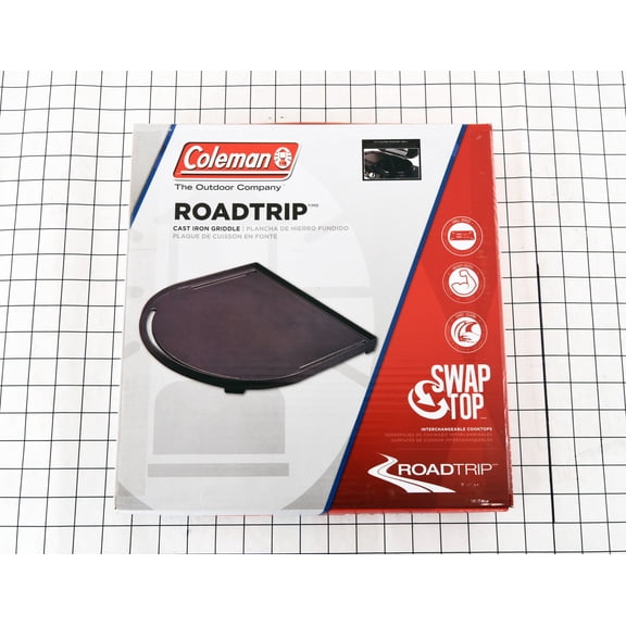 Coleman Swaptop Cast Iron Griddle for RoadTrip Grills