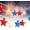 10 Red White Blue Five-Star, variant on LED Easter Bunny Carrot String Lights, 8.5Ft Plug in Rabbit Lights Indoor Easter Decorations, 10 Multicolor Bunny Carrots for Outdoor Party Birthday Garden Spring Home Decor for Kids