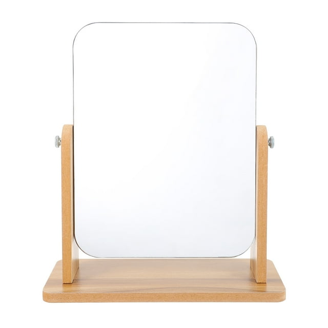 Miangastore 1 Pc Desktop Cosmetic Mirror Makeup Mirror With Base for Home Bathroom