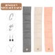 thumbnail image 3 of IDEANATEGRATE 3Pcs Small Travel Jewelry Bag Faux Organizer Pouch with Divided Compartments, 3 of 6