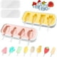 thumbnail image 2 of Set de Moldes de Silicona para Helados | Molde Ovalado para Paletas | 2 Moldes de Silicona Reutilizables + 10 Palitos | Diseño Flexible y Fácil de Desmoldar | Apto para Horno y Congelador, 2 of 9
