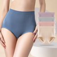 thumbnail image 2 of Women High Waisted Underwear Tummy Control Full Coverage Compression Panties Female Seamless Stretchy Briefs, 2 of 7