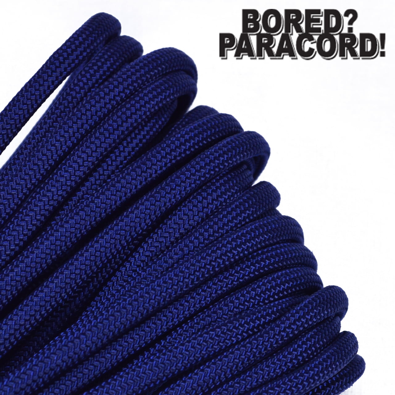 Bored Paracord Brand 550 lb Type III Paracord - Acid Midnight Blue