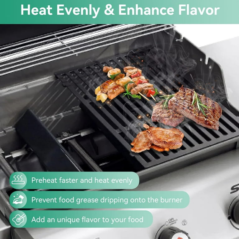 Barre Flavorizer Per Weber Spirit 300 Series - Ricambio In Acciaio Smaltato Per Griglie A Gas (5 Pezzi) - Foto 6