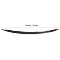thumbnail image 1 of Carbon Fiber Look for M Performance Style Trunk Lid Spoiler Fit for 3 Series F30 M3 F80 2013-2019, 1 of 3