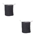 thumbnail image 1 of Yuarrent Cesta de lavandería portátil y plegable para una fácil organización, ahorra espacio, cesta de lavandería plegable, color negro Negro 2Conjunto, 1 of 6