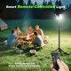 thumbnail image 4 of Lámparas de Camping Clemas con Control Remoto y Soporte 1.8 m 14000 mAh, 4 of 9