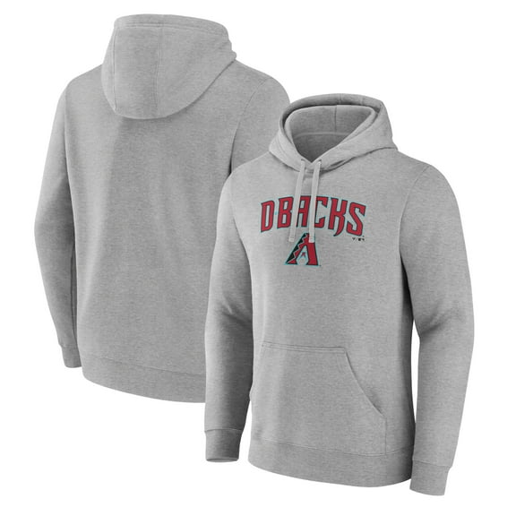 Men's Gray Arizona Diamondbacks Team Lockup Hoodie