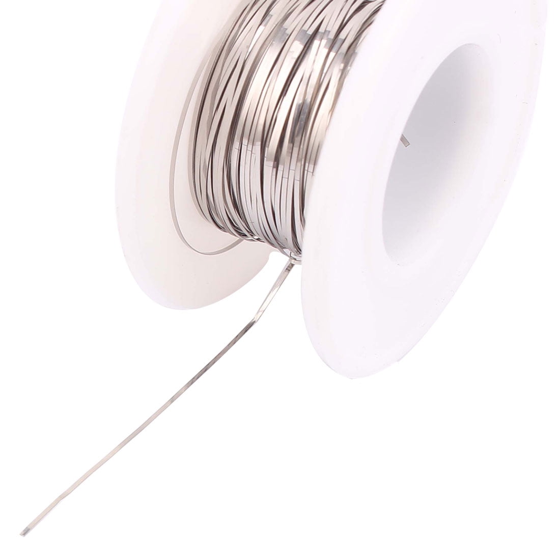 15M 49Ft 0.1x0.5mm Nichrome Flat Heater Wire for Heating Elements