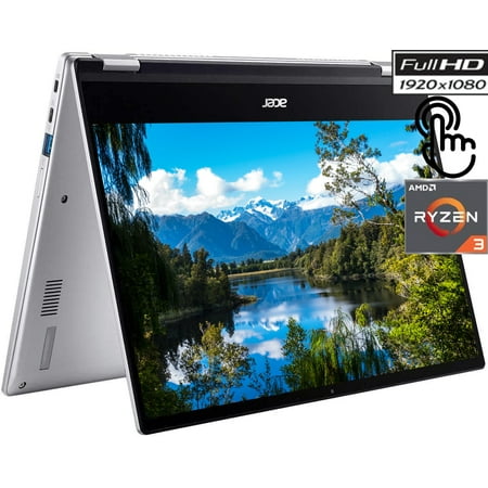Acer Chromebook Spin 514 2-in-1 , 14" IPS Touchscreen, AMD Ryzen 3 3250C, 8GB RAM, 128GB eMMC, Backlit Keyboard