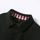 thumbnail image 5 of Blusa y camisa deportiva de manga larga con cuello vuelto para hombre, con botones y cuadros escoceses, 5 of 8