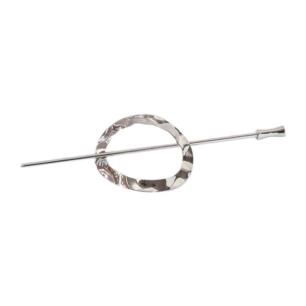 Pinza para el cabello Yuyangstore Ronda de plata Clip de pelo de chicas