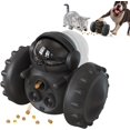 thumbnail image 1 of for Small Dry Treat Dog Food Toy Interactive, Robot Food Dispensor Treat Toy, Interactive Cat Treat Toy, Dog Food Puzzle Feeder, Slow Feeder Cat Treat Puzzle Toys for Small Medium Dogs/Cats (Black), 1 of 5