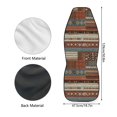 thumbnail image 6 of Uourmeti Car Seat Covers Full Surround Auto Interior Seat Cushion Polyester Stretchy, Suitable for Vehicle Truck, Geometric Stripes Pattern, 6 of 6