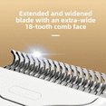 thumbnail image 6 of Pet Dematting Comb - One Click Self-Cleaning Undercoat Rake for Cats & Dogs, 2-in-1 Dog Brush for Shedding, Safe Rounded Teeth Deshedding Tool, 6 of 7