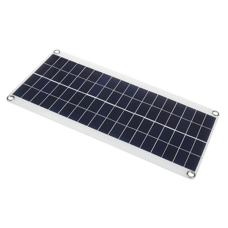 

2024 10W Solar Panel Charger Kit with Car Charger Blue Polycrystalline Flexible Waterproof Safety Protection Solar Power System Kit for Car Boat Laptop RVs