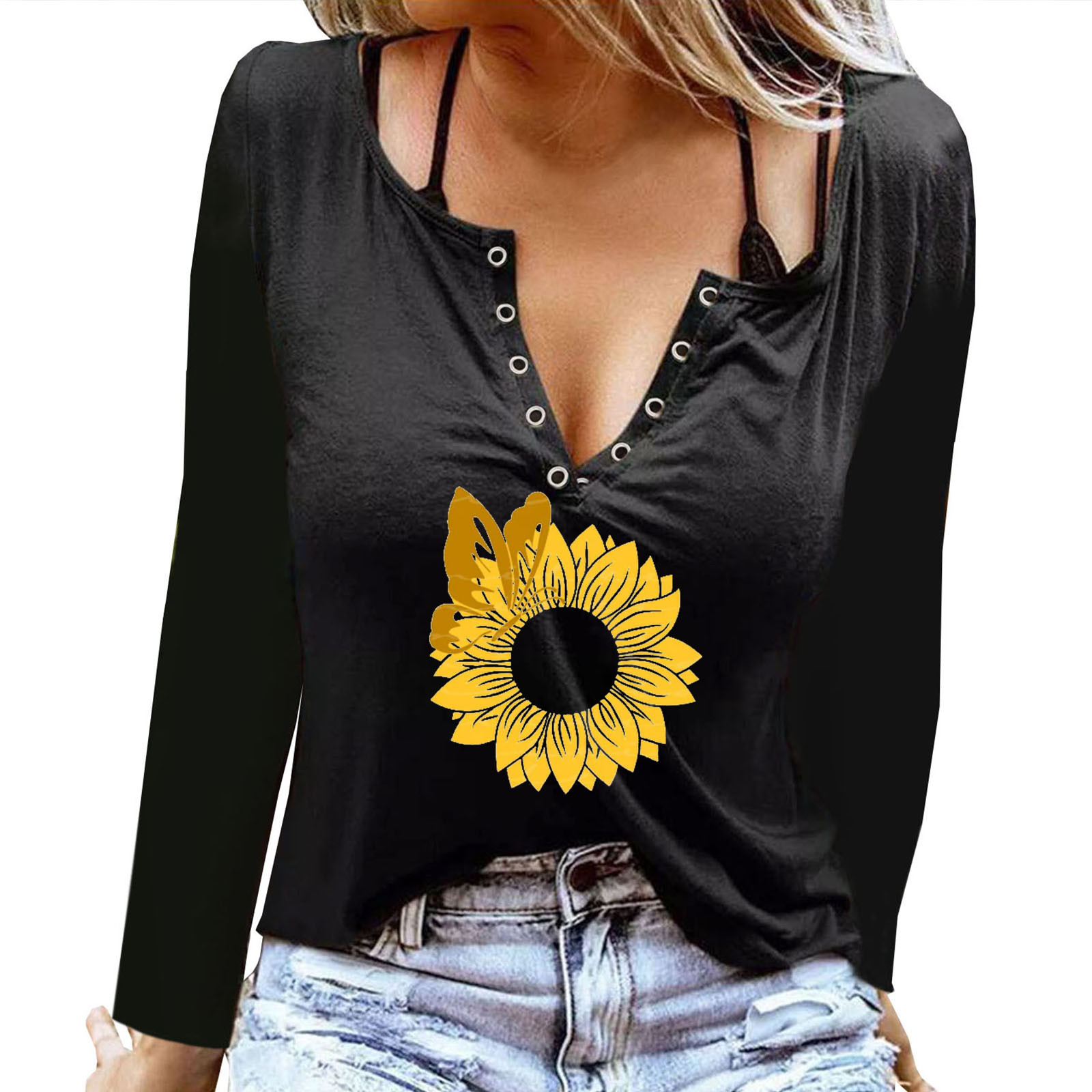 Sunflower v neck shirt Clearance