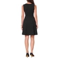 thumbnail image 3 of INSPIRE CHIC Sleeveless Work Dresses for Women Elegant Crew Neck A Line Church Business Casual Dress XS Black, 3 of 6