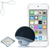 Apple iPod touch Silver 32GB (6th Generation) - Mushroom Bluetooth Wireless Speaker/Ipod Stand - Quality Photo cloth