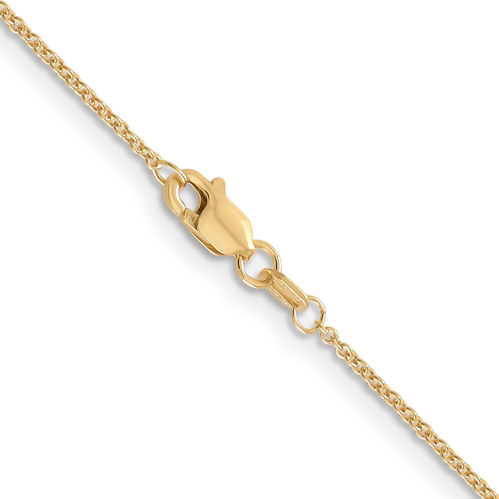 Primal Gold 14K Yellow Gold 1.2mm Cable Chain