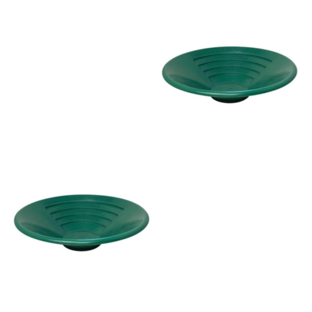 Eigraketly 15 Dual Riffle Gold Pan for Dredging Nugget Panning River Type2 NO2