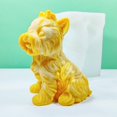 thumbnail image 2 of Molde de vela para decoración de perros, molde para decoración artesanal, fabricación de jabón, molde de vela de perrito sentado estéreo 3D, molde de perro sentado estéreo, 2 of 5