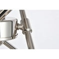thumbnail image 7 of Indoor Modern Home Decor Bright Axel 6 Lights Polished Nickel Flush Mount, 7 of 7