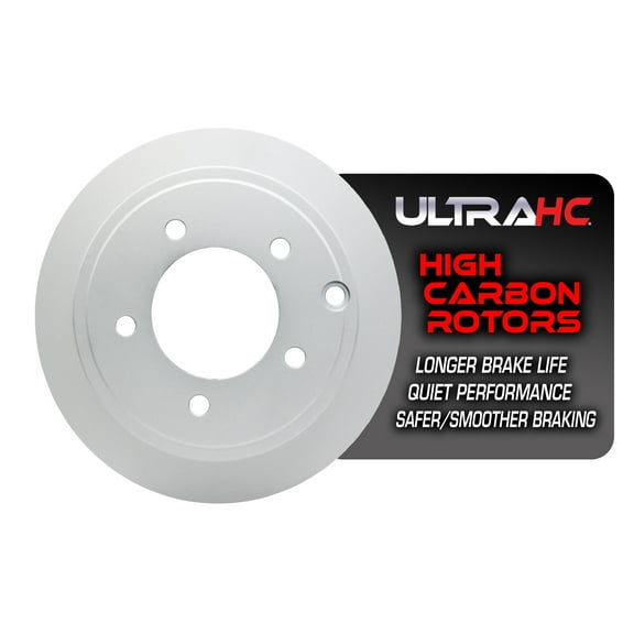 UltraHC Coated High Carbon Brake Rotor, Rear UR002252, Dodge Caliber 2012-2007